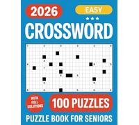 Easy Crossword Puzzle Book for Seniors: Relax and Exercise Your Brain - Simple Crossword Challenges for Older Adults