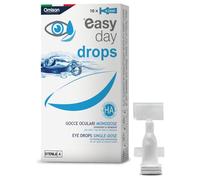 Easy Day Drops 3in1 - Collirio Sterile Monodose Idratante, Rinfrescante, Umettante. Con Acido ialuronico - 10 flaconcini da 0,33ml