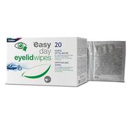 Easy Day Garze Oculari Monouso, per il Trattamento e la Detersione Perioculare dell’Adulto e del Bambino. Con Acido ialuronico e Principi Naturali - 20 Garze singole