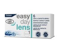 Easy Day Lens, 6 Lenti A Contatto Mensili per la correzione della miopia, -1,25