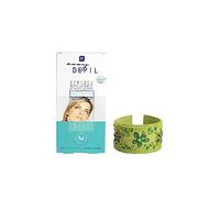 Easy Depil KIT 20 STRISCE DEPILATORIE VISO (Baffetti, Guance, Mento, Sopracciglia) + Bracciale Arabesque. Rapide, efficaci, facili da usare. Pelle liscia a lungo, con proteine vegetali addolcenti.