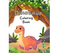 Easy Dinosaur Coloring Worksheet book: Simple and Fun Dino Coloring Pages for Kids Ages 3-7