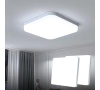 EASY EAGLE Plafoniera LED Soffitto 36W, Lampada Plafoniere Quadrato 3240LM 6500K Luce Bianco Freddo per Camera da Letto, Cucina, Soggiorno, Ufficio, Balcone, Bagno (Pack of 2)