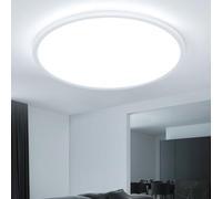 EASY EAGLE Plafoniera led soffitto, 50CM Lampadario led soffitto 6500K, 52W Lampada da Soffitto LED Moderno per Camera da Letto soggiorno Cucina Balcone Bagno Ufficio, Rotondo