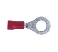 Easy-Entry Anello Terminale Ø6.4mm (0.6cm) Rosso Confezione Di 100 - Sealey RT26