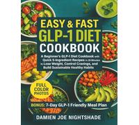 Easy & Fast GLP-1 Diet Cookbook:: “A Beginner’s GLP-1 Diet Cookbook with Quick 5-Ingredient Recipes in 20 Minutes to Lose Weight, Control Cravings, and Build Sustainable Healthy Habits”