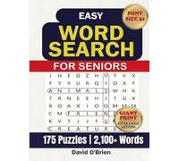 Easy Giant Word Search for Seniors: Extra Large 32-Point Print Word Puzzles for Relaxation and an Active Mind