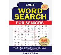 Easy Giant Word Search for Seniors: Extra Large 32-Point Print Word Puzzles for Relaxation and an Active Mind