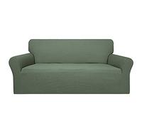 Easy-Going 100% Waterproof Couch Cover, Dual Waterproof Sofa Cover, Stretch Jacquard Sofa Slipcover, Leakproof Furniture Protector for Kids, Pets, Dog and Cat (Oversized Sofa, Grayish Green)