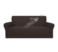 Easy-Going Copridivano 100% impermeabile, doppio copridivano impermeabile, copridivano jacquard elasticizzato, protezione per mobili per bambini, animali domestici, cani e gatti (divano, cioccolato)