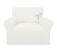 Easy-Going Copridivano 100% impermeabile, doppio copridivano impermeabile, copridivano jacquard elasticizzato, protezione per mobili per bambini, animali domestici, cani e gatti (sedia, crema)