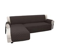 Easy-Going, Copridivano a forma di L, copridivano componibile, reversibile, protezione per mobili per animali domestici, cani, gatti, L, cioccolato/cioccolato