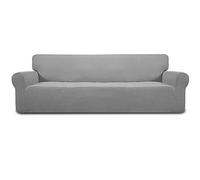 Easy-Going Copridivano elasticizzato a 4 posti, copridivano a 4 posti, protezione per mobili, morbido con fondo elastico, per bambini, in spandex e poliestere, tessuto jacquard a quadri con motivo a