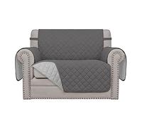 Easy-Going Oversized Chair Sofa Slipcover Reversible Sofa Cover Water Resistant Couch Cover Furniture Protector Cover with Elastic Straps for Pets Dog (Oversized Chair, Gray/Light Gray)