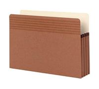 Easy Grip Pockets, Legal, 3-1/2" Exp., 25/BX, RedRope, Sold as 1 Box