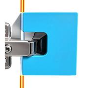 Easy Hinge Mate - Soluzione Rapida Per L'installazione Sulla Porta | Maschera Per Cerniera Per Stipite Della Porta, Guida Accurata Per L'allineamento Della Cerniera, Strumento Da 1 Pezzo, Per Il
