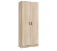 Easy Home Kawai A9 Armadio Multiuso, Legno Composito, Naturale, 180 X 73 X 37 Cm