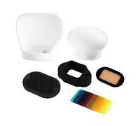 Easy Hood Diffusore Flash Kit di accessori per Flash Speedlite con Softbox Diffusore Adattatore magnetico universale per Flash Canon, Nikon, Sony, Godox Speedlight
