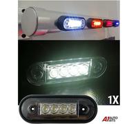 Easy Incasso Curvo Per Bianco Laterale LED Luce X1 Camion Furgone Barra No Forma