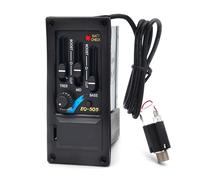 Easy Install Chitarra Pickup, Versatile Accoustic Pickup System, Adjustable Sound Pickup, Amplificatore acustico, controllo Includes Mounting Accessories for Acoustic Guitar