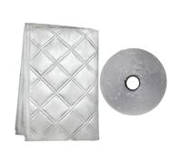 Easy Install Waterproof Barrier -Versatile Air Conditioner Window Vent Kit | Mobile Air Conditioner Indoor Window Seal for 5.1-5.9 Inch Hose Bedroom Basement
