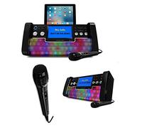 Easy Karaoke EKS780-BT Bluetooth CD+CDG Karaoke Disco Party Machine con altoparlante, 1 microfono, luci LED da discoteca e schermo TFT a colori da 7 pollici