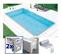 Easy kit design, kit piscina fai da te 6 x 14 x h 1.50, skimmer