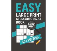 Easy Large Print Crossword Puzzle Book: 6×9 in | 120 Pages | 60 Reader-Friendly crosswords - Great Gift for Seniors, Kids, Road Trips & Holiday Downtime