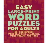 Easy Large-Print Word Puzzles for Adults (Tascabile)