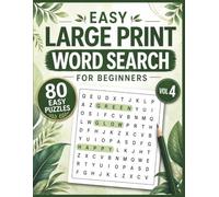 Easy Large Print Word Search for Beginners Vol. 4: 80 Simple Large Print Puzzles for Adults and Seniors | Animals and the Living World