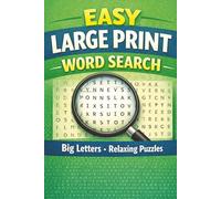 Easy Large Print Word Search for Seniors: Large Print 6×9 Puzzle Book with 120 Pages | Easy Word Searches with Big Letters for Adults and Seniors | ... and Mental Activity | Great Gift for Holi