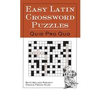 Easy Latin Crossword Puzzles