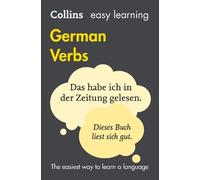 Easy Learning German Verbs (Tascabile) Collins Easy Learning
