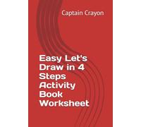Easy Let's Draw in 4 Steps Activity Book Worksheet