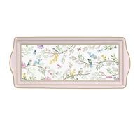 EASY LIFE Birds Melody Vassoio con Manici 35x15cm Porcellana