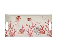 EASY LIFE Coral Reef Vassoio con Manici 41x19cm Melamina