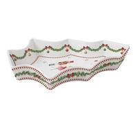 EASY LIFE PIATTO DA PORTATA ALBERO 21.5 X 28.5 CM - MAGIE DE NOEL