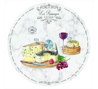 EASY LIFE Piatto Girevole Servi Formaggio per Aperitivo 32cm Porcellana