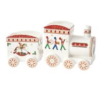 EASY LIFE Polar Express Antipastiera Set Aperitivo Forma Trenino di Natale 25,5x