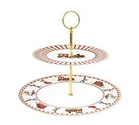 Easy Life Set di 2 ripiani in porcellana Polar Express, Ø 19/27 cm