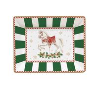 EASY LIFE Svuotatasche di natale in porcellana Christmas Tale 14x11 cm