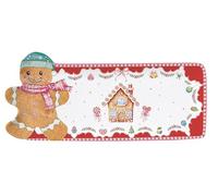 Easy Life SWEC1471 - Piatto rettangolare Sweet Christmas 36 x 16 cm