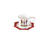 EASY LIFE Tazza con piattino Vintage NUTCRACKERS