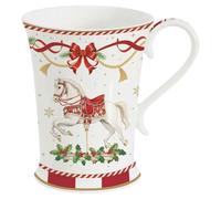 EASY LIFE Tazza Mug natalizia in porcellana Christmas Tale 300 ml