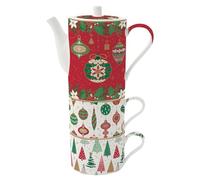EASY LIFE Teiera con 2 Tazze Jingle Bells