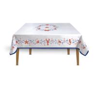 Easy Life Tovaglia per 6 persone, 145 x 180 cm, 100% cotone, con quota di mare