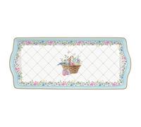 Piatto Spring Bloom Lepri E Fiori Rettangolare 34,5x14,5cm EASY LIFE