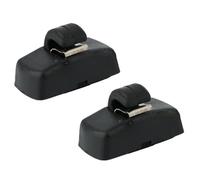 Easy Link 2 x supporto parasole nero compatibile con VW Transporter T5 Amarok Passat Caddy Golf Bora Polo Sharan Touran Skoda Octavia Superb Seat Ibiza Leon Toledo 3B0857561B