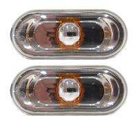 Easy Link 2x Indicatores di Direzione Laterales Giallo Compatible con Seat Ibiza Cordoba Leon Altea Mii Toledo Arosa Exeo Skoda Citigo VW UP 6L0949117A 1J0949117 3B0949117B 3B0949117C