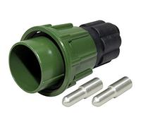 Easy Link Nato Presa a 2 poli + 2 prese di contatto + coperchio verde oliva 135A 12/24V